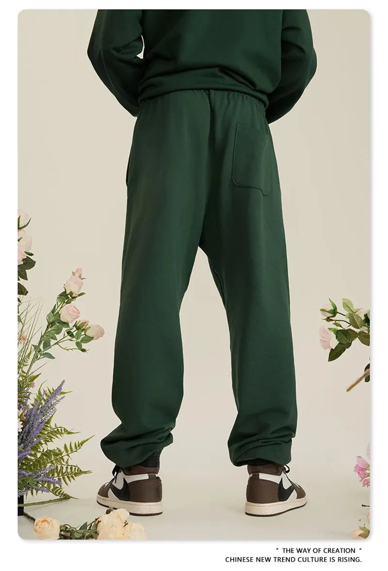 Obsidian Phoenix Luxury 440gsm Heavyweight Sweatpants - Unisex Loose-Fit Casual Sport Joggers