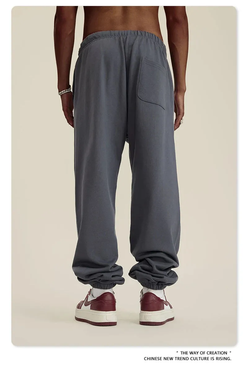 Obsidian Phoenix Luxury 440gsm Heavyweight Sweatpants - Unisex Loose-Fit Casual Sport Joggers