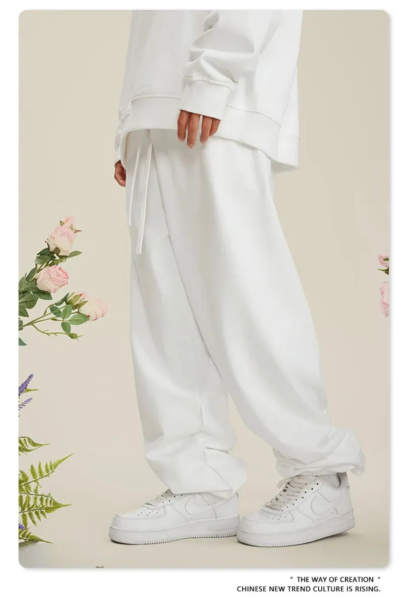 Obsidian Phoenix Luxury 440gsm Heavyweight Sweatpants - Unisex Loose-Fit Casual Sport Joggers