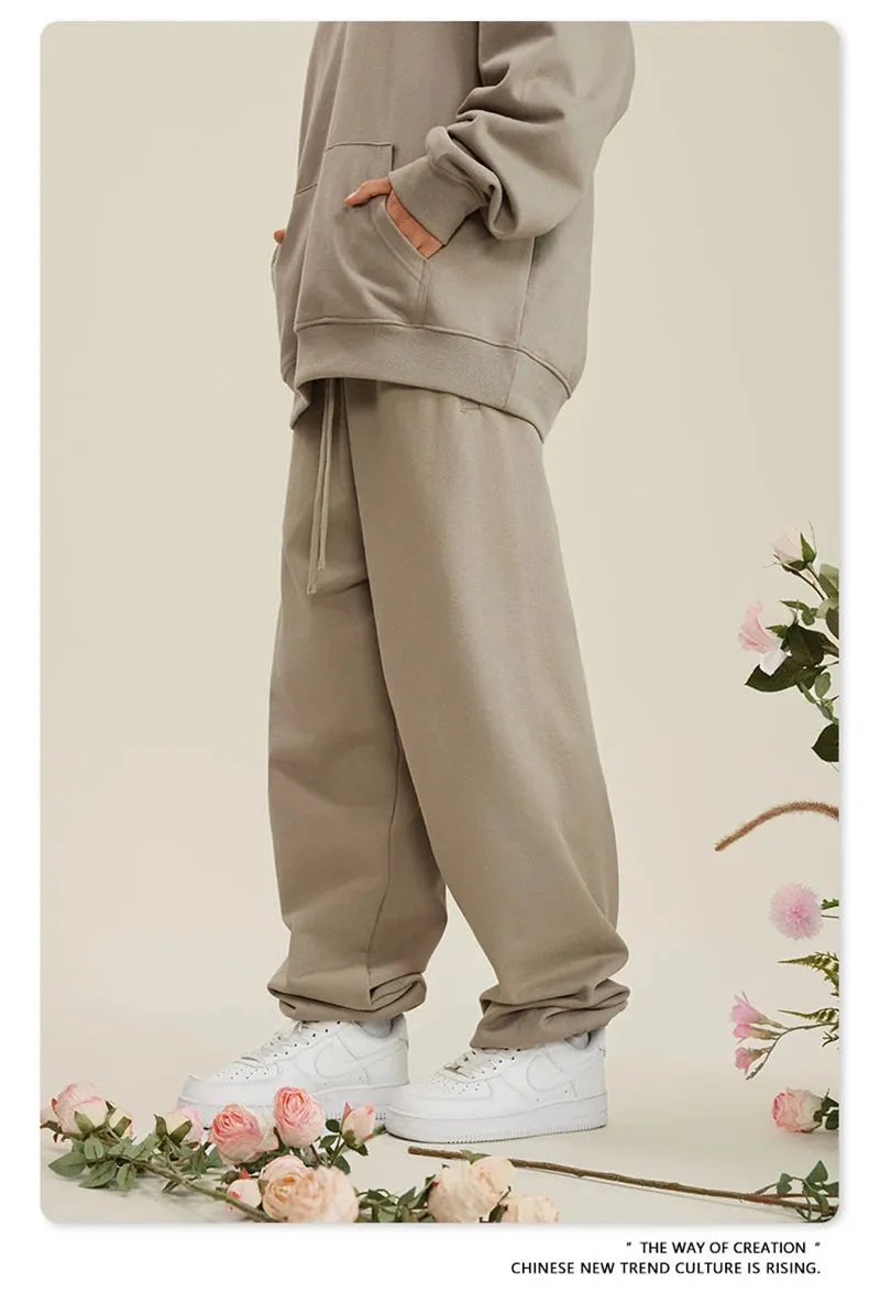 Obsidian Phoenix Luxury 440gsm Heavyweight Sweatpants - Unisex Loose-Fit Casual Sport Joggers