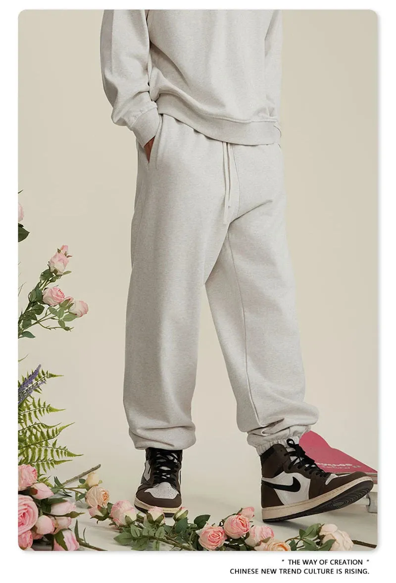 Obsidian Phoenix Luxury 440gsm Heavyweight Sweatpants - Unisex Loose-Fit Casual Sport Joggers
