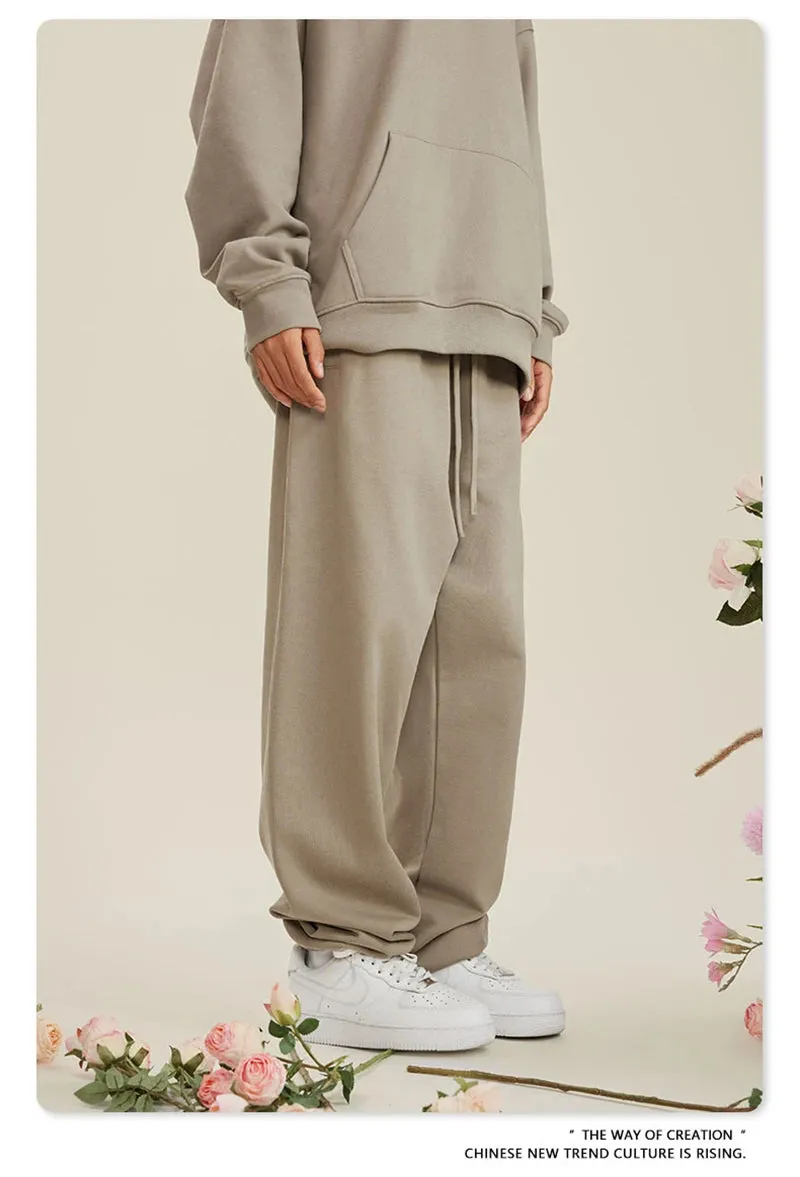 Obsidian Phoenix Luxury 440gsm Heavyweight Sweatpants - Unisex Loose-Fit Casual Sport Joggers