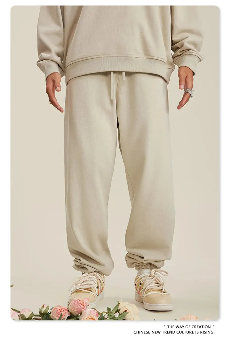 Obsidian Phoenix Luxury 440gsm Heavyweight Sweatpants - Unisex Loose-Fit Casual Sport Joggers