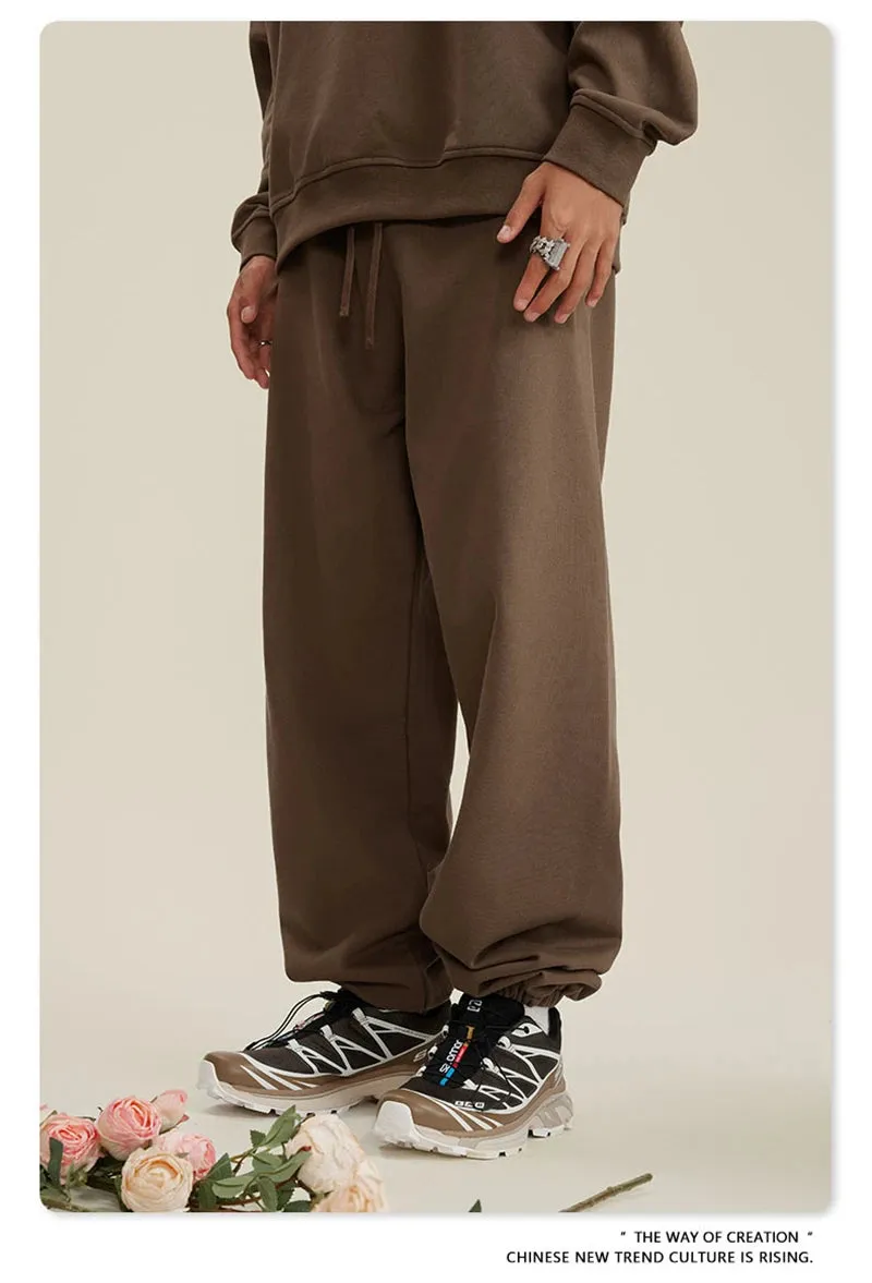 Obsidian Phoenix Luxury 440gsm Heavyweight Sweatpants - Unisex Loose-Fit Casual Sport Joggers