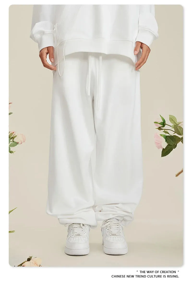 Obsidian Phoenix Luxury 440gsm Heavyweight Sweatpants - Unisex Loose-Fit Casual Sport Joggers