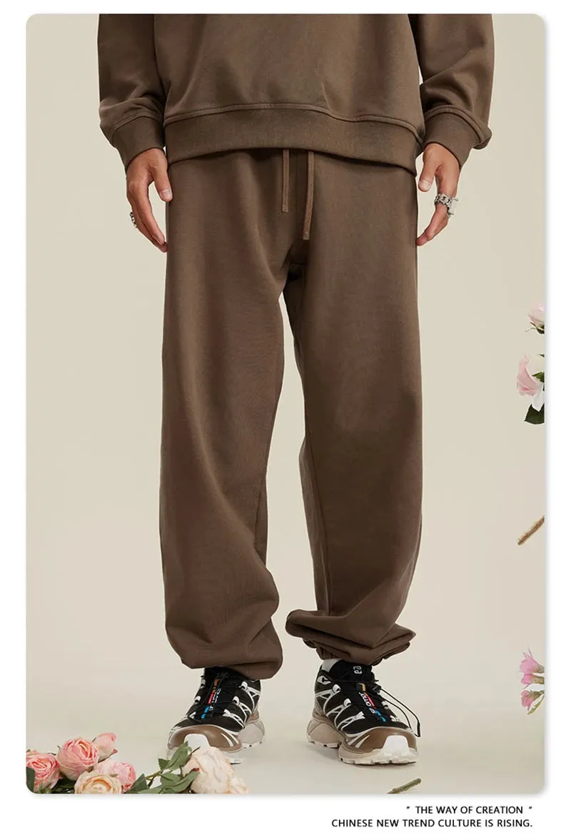 Obsidian Phoenix Luxury 440gsm Heavyweight Sweatpants - Unisex Loose-Fit Casual Sport Joggers