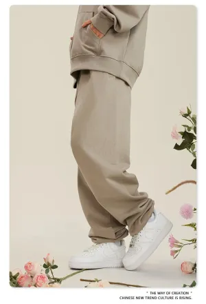 Obsidian Phoenix Luxury 440gsm Heavyweight Sweatpants - Unisex Loose-Fit Casual Sport Joggers