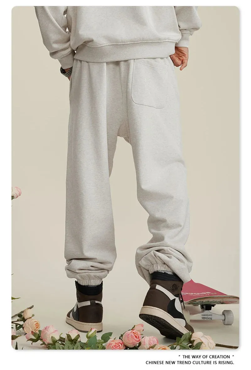 Obsidian Phoenix Luxury 440gsm Heavyweight Sweatpants - Unisex Loose-Fit Casual Sport Joggers