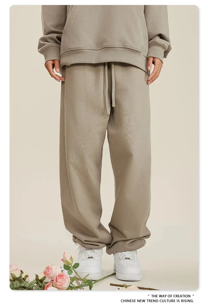 Obsidian Phoenix Luxury 440gsm Heavyweight Sweatpants - Unisex Loose-Fit Casual Sport Joggers