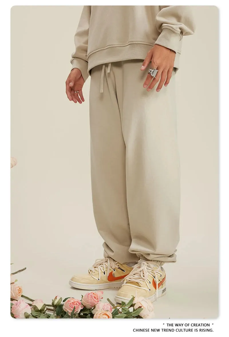 Obsidian Phoenix Luxury 440gsm Heavyweight Sweatpants - Unisex Loose-Fit Casual Sport Joggers