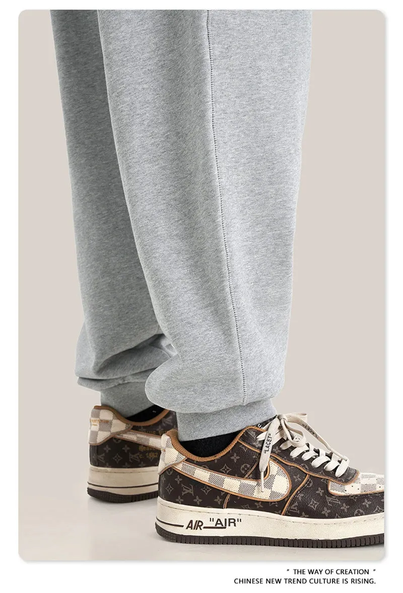 Obsidian Phoenix Luxury 440gsm Solid Sweatpants - Unisex Heavyweight Casual Loose-Fit Sports Joggers