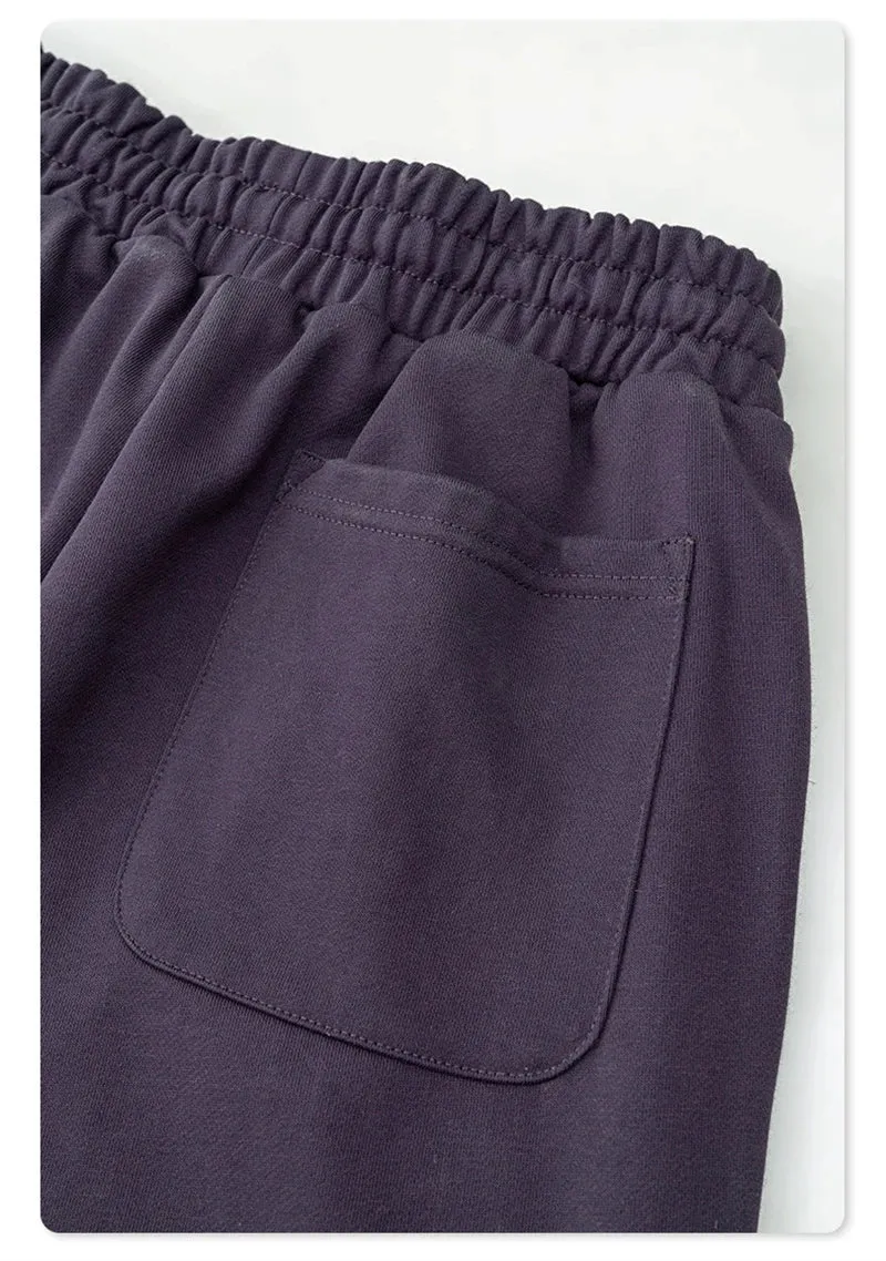 Obsidian Phoenix Luxury 440gsm Solid Sweatpants - Unisex Heavyweight Casual Loose-Fit Sports Joggers