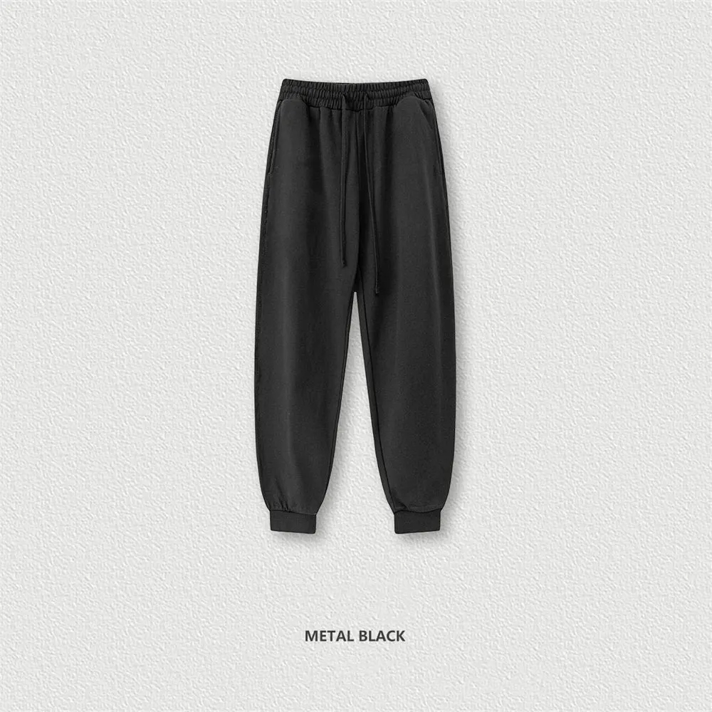 Obsidian Phoenix Luxury 440gsm Solid Sweatpants - Unisex Heavyweight Casual Loose-Fit Sports Joggers