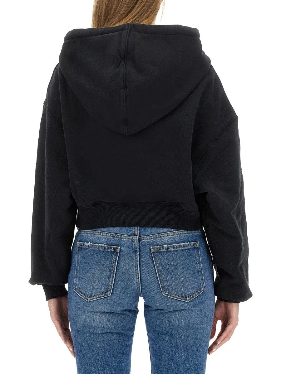 OFF-White CROPPED SWEATSHIRT