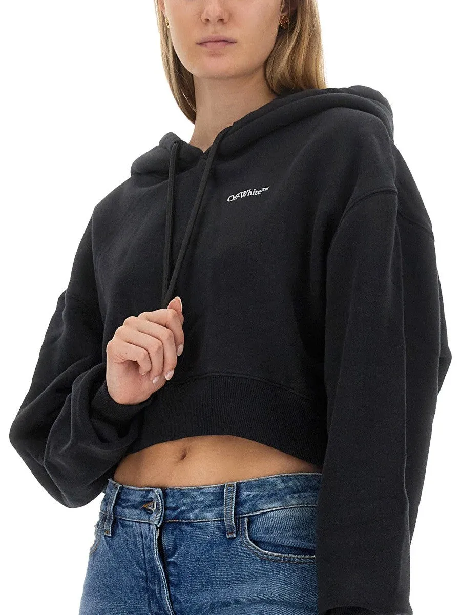 OFF-White CROPPED SWEATSHIRT