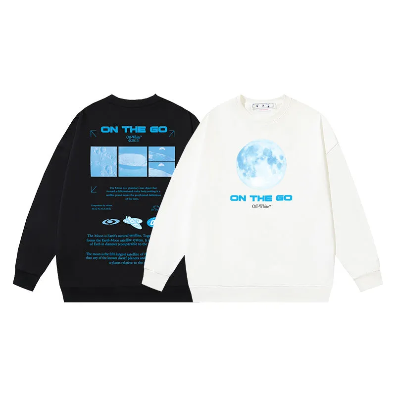 Off White Logo Cotton Sweatshirts