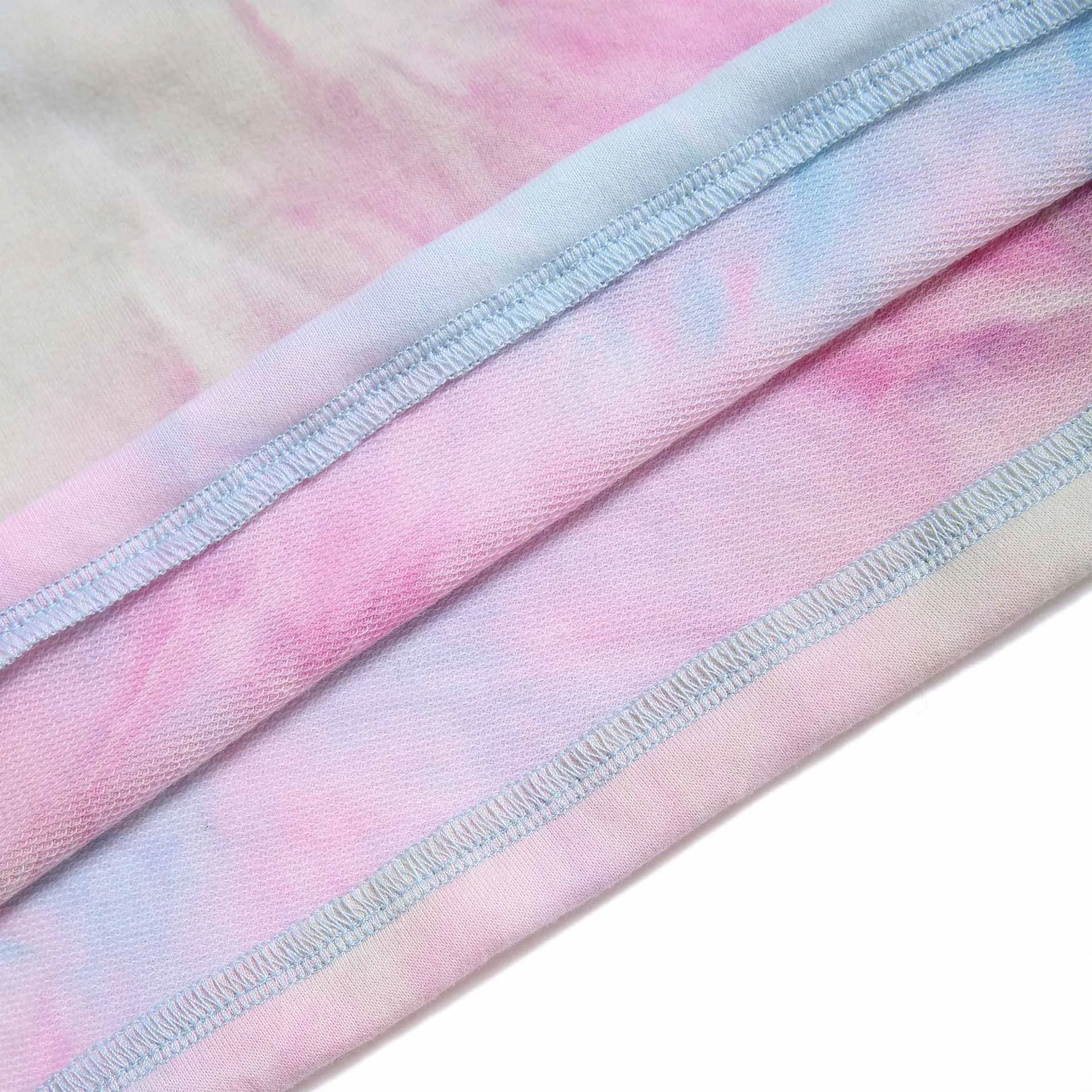 Original Design Autumn and Winter New Beam Mouth Short Tie Dyed Pullover Sweater Women