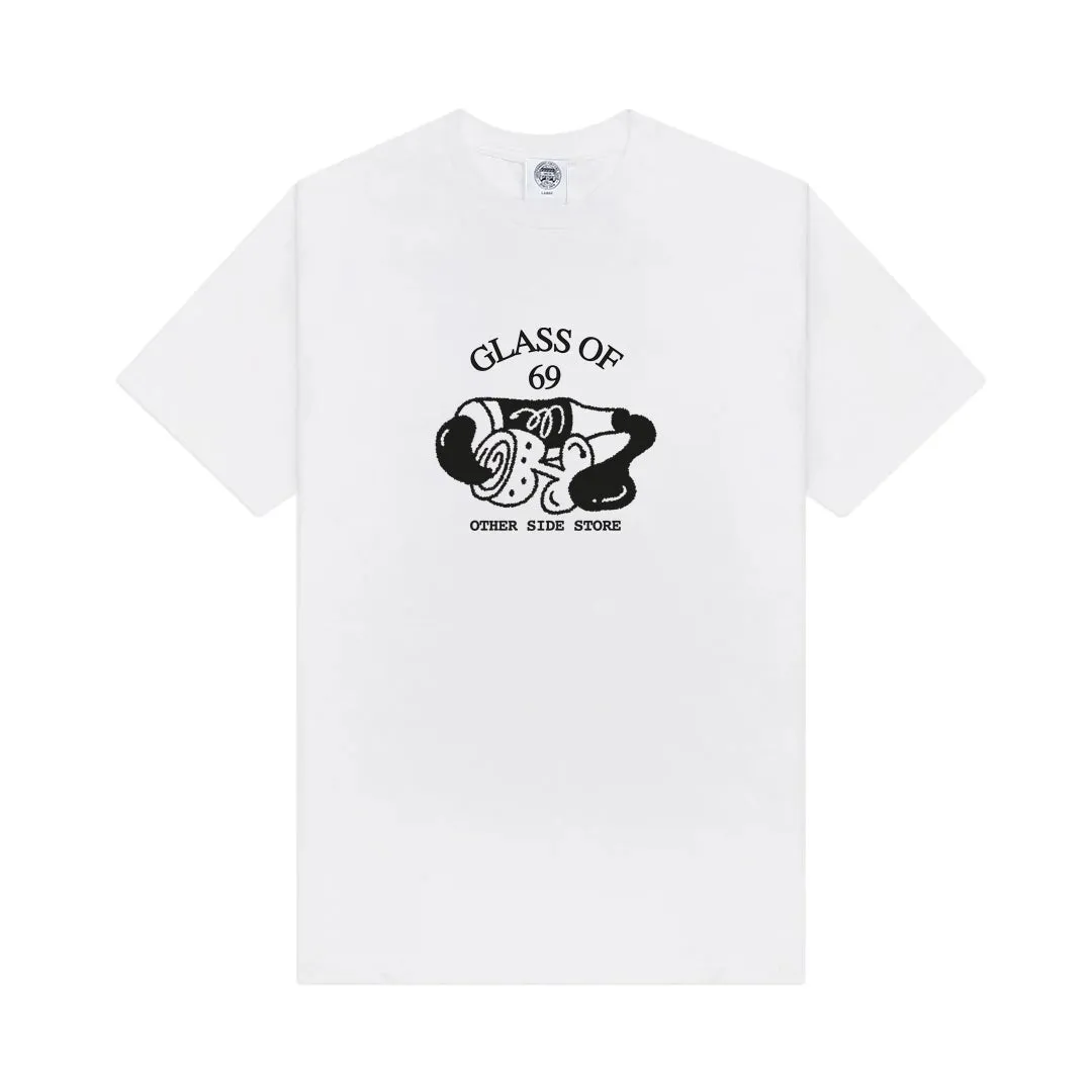 Other Side Store 'Glass of 69' Tee - White