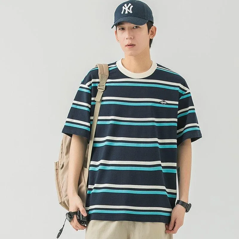 Outfit: Striped T-Shirt & Track Pants