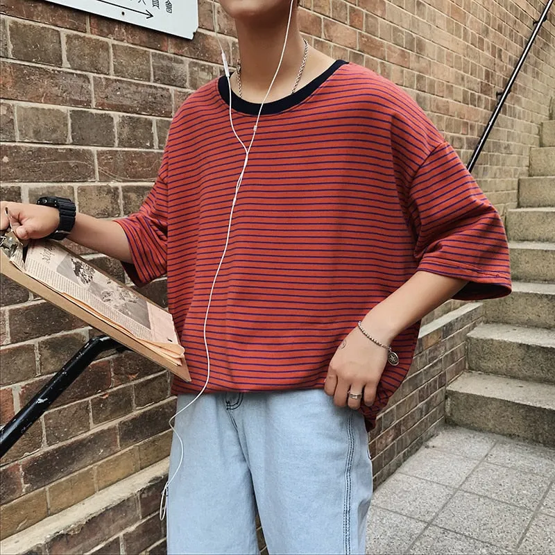 Oversized Striped T-Shirts