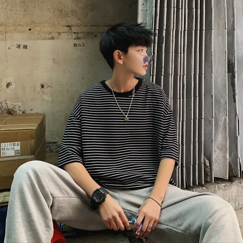 Oversized Striped T-Shirts