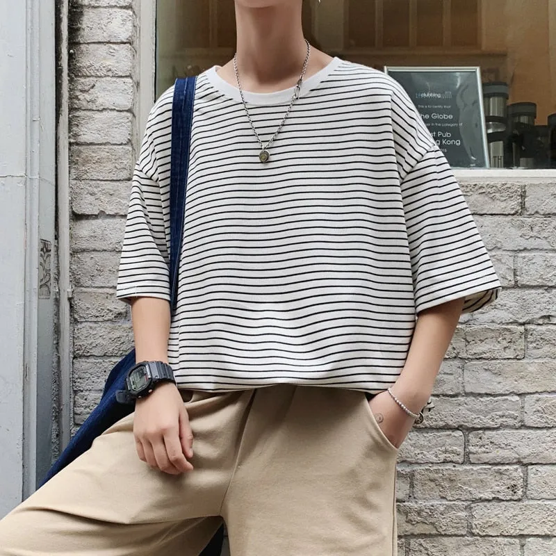 Oversized Striped T-Shirts