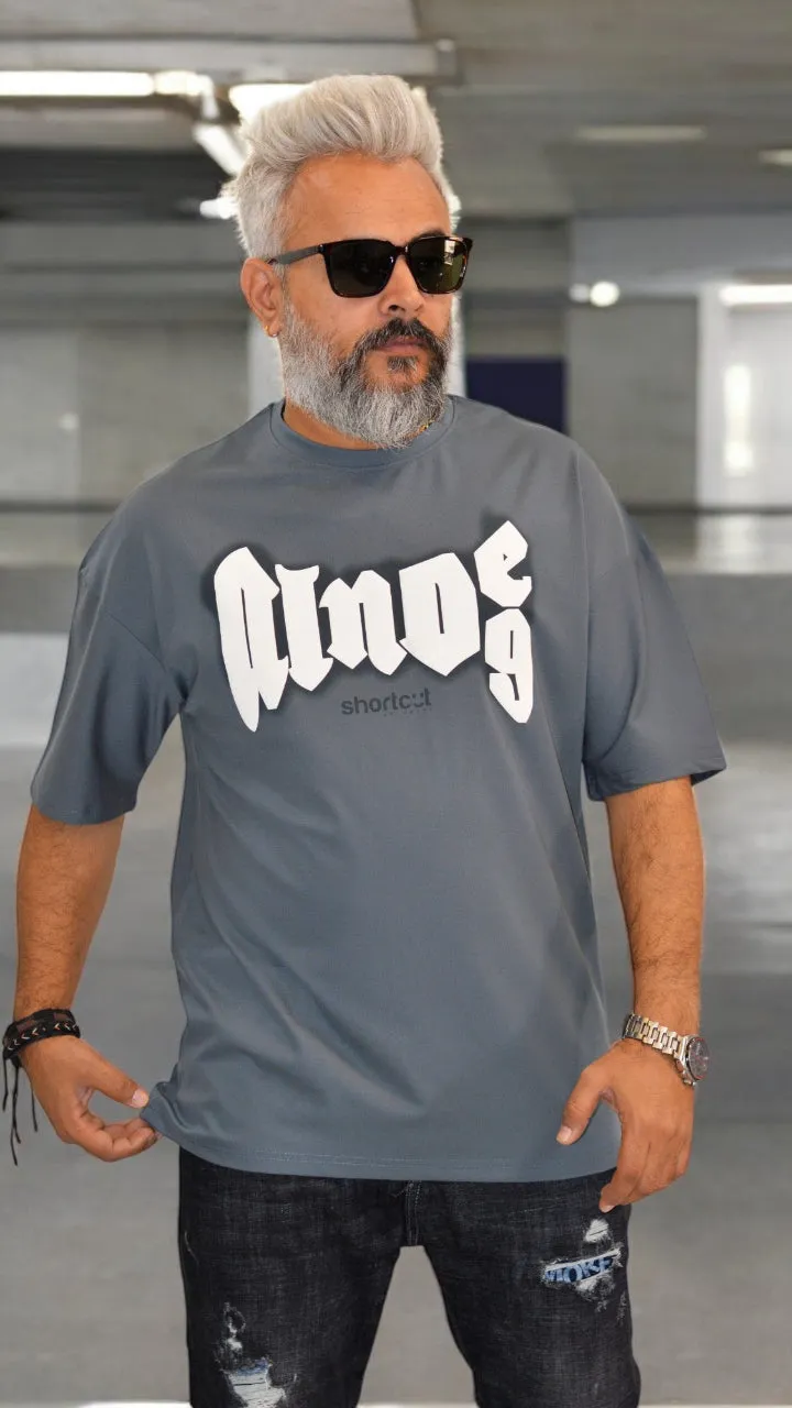 Oversized T-Shirts Men | Front & Back Print Along | Streetwear Fashion