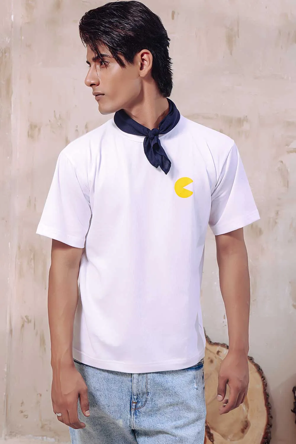 Pac-Man White Oversized T-shirt