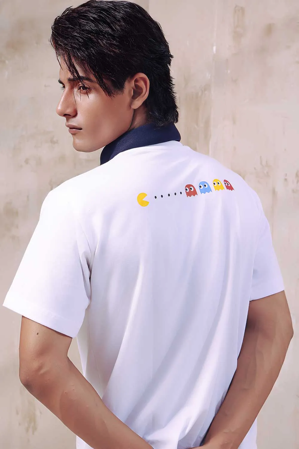 Pac-Man White Oversized T-shirt