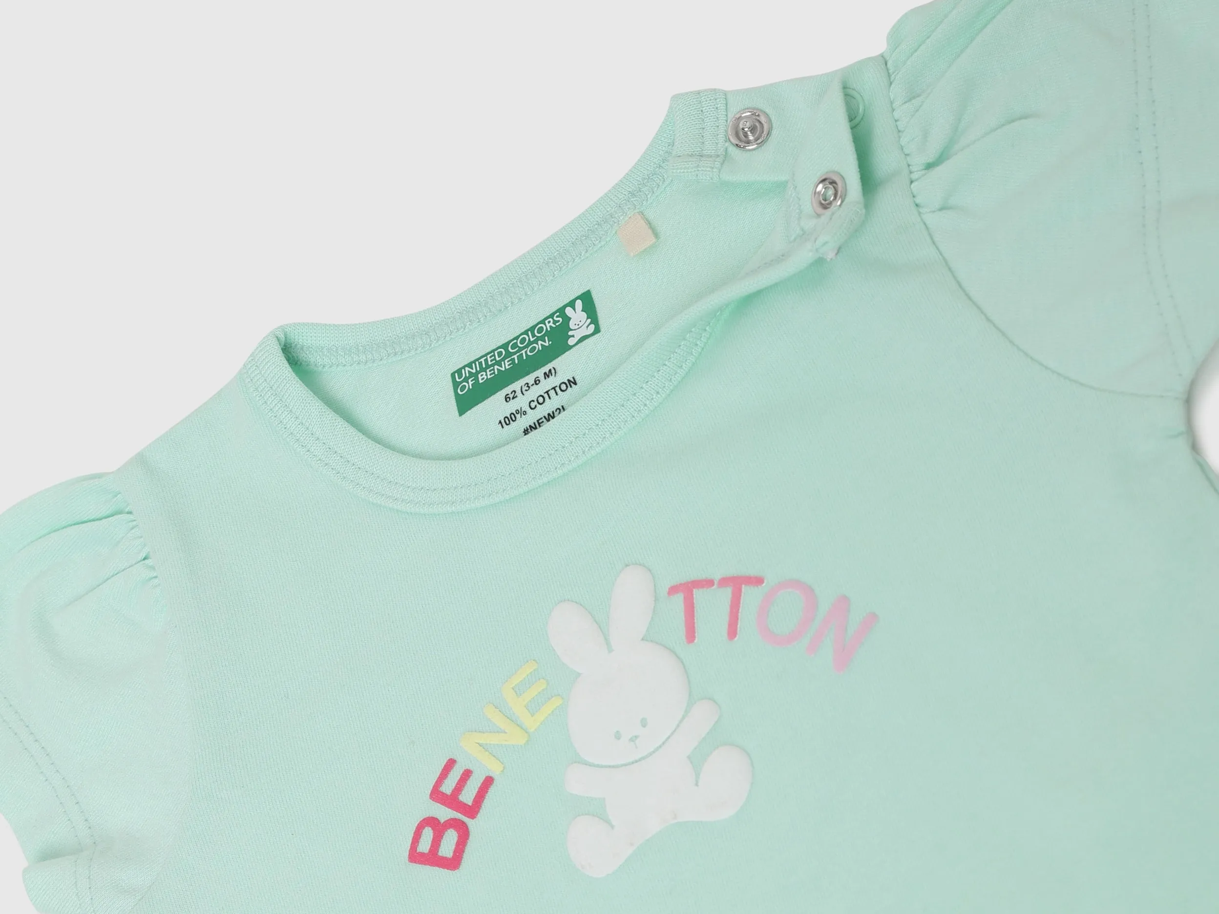 Pack of 2 Regular Fit Round Neck Printed Baby T-Shirts