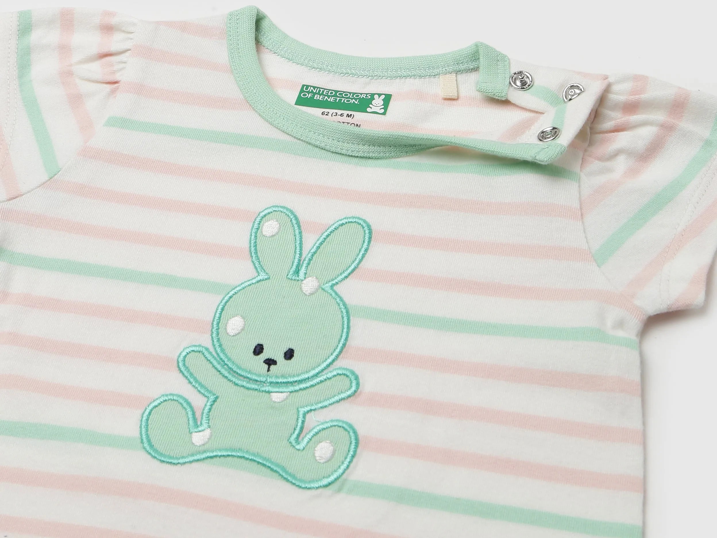 Pack of 2 Regular Fit Round Neck Printed Baby T-Shirts