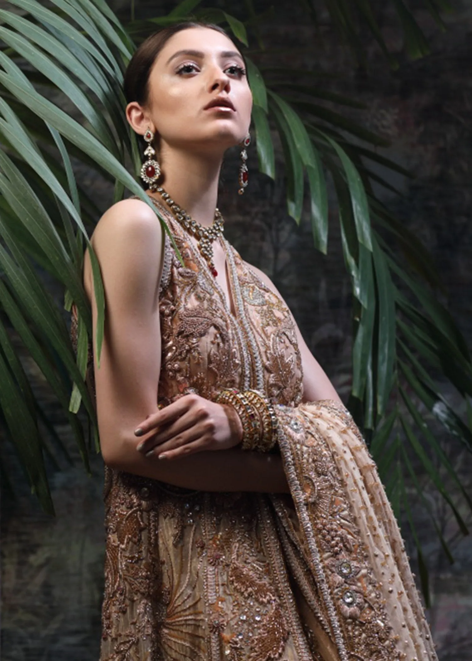 Pakistani Heavy Bridal Dress for Wedding #J5128