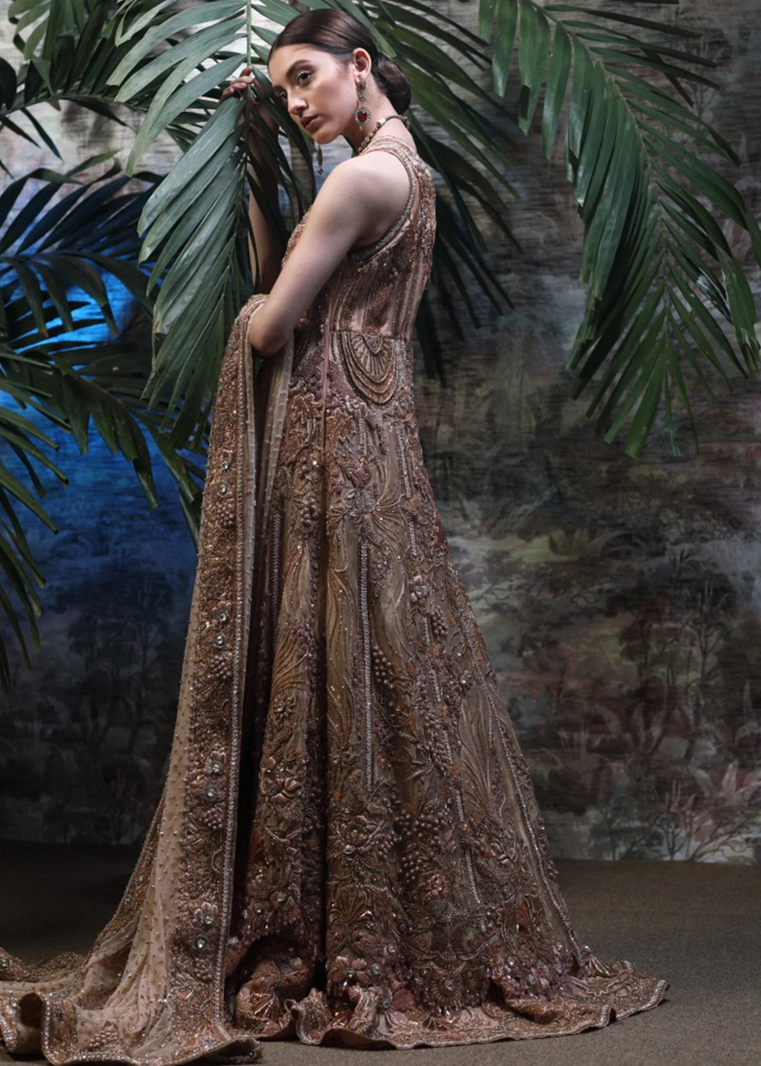Pakistani Heavy Bridal Dress for Wedding #J5128