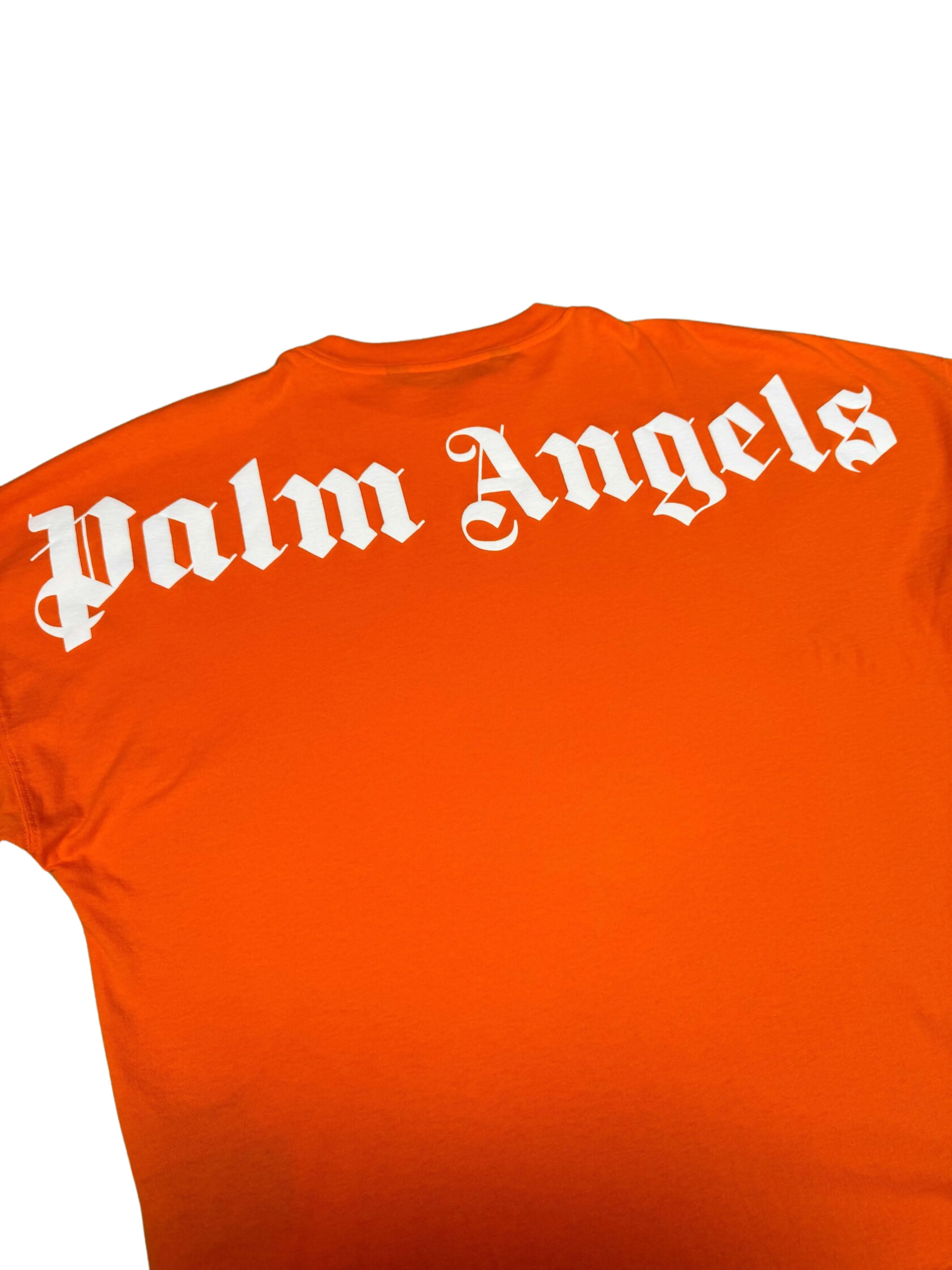 Palm Angels Logo Long Sleeve T-Shirt - Orange