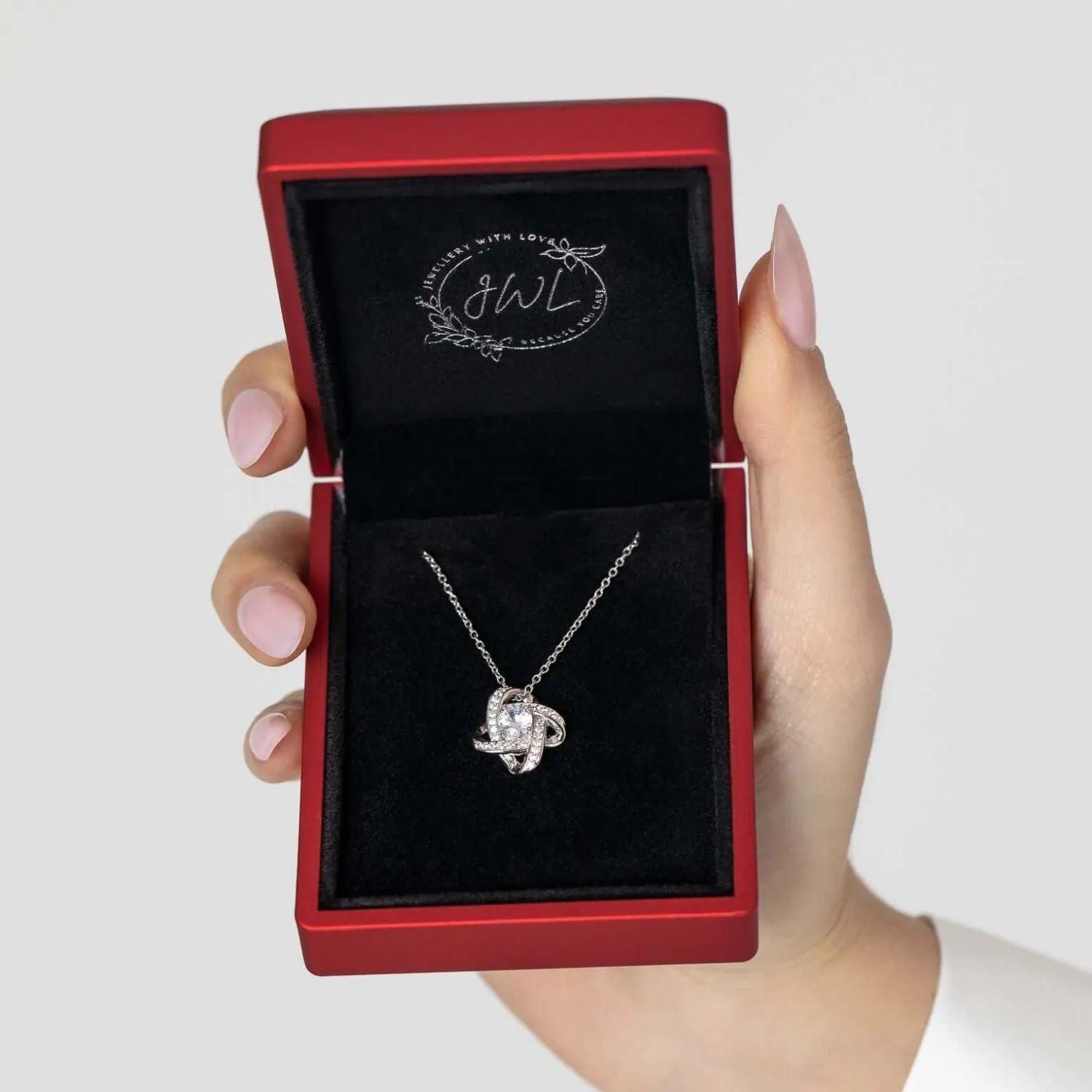 Parent & Daughter Bond - Love Knot Necklace DT9