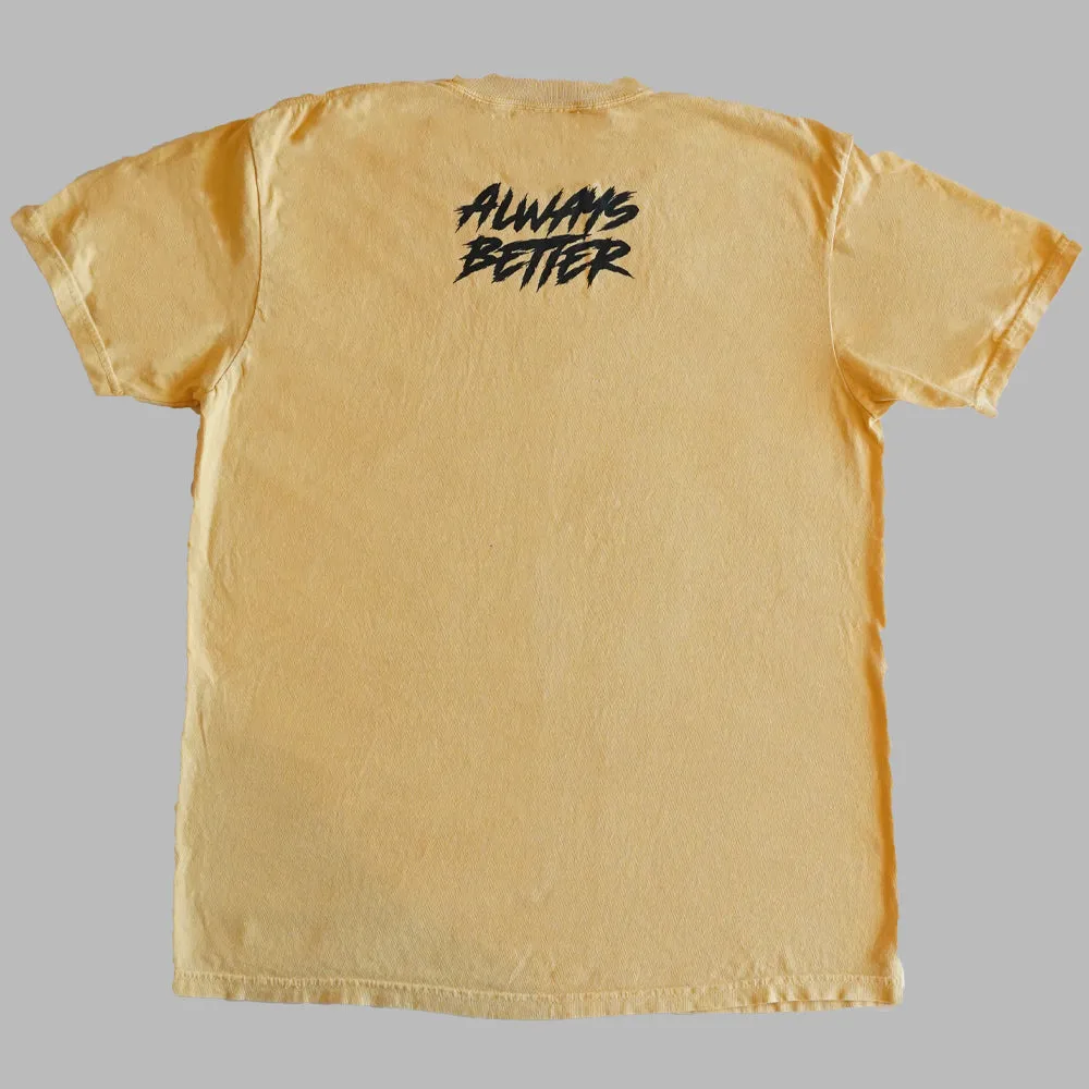 PARTY GORILLA T-SHIRT - MUSTARD