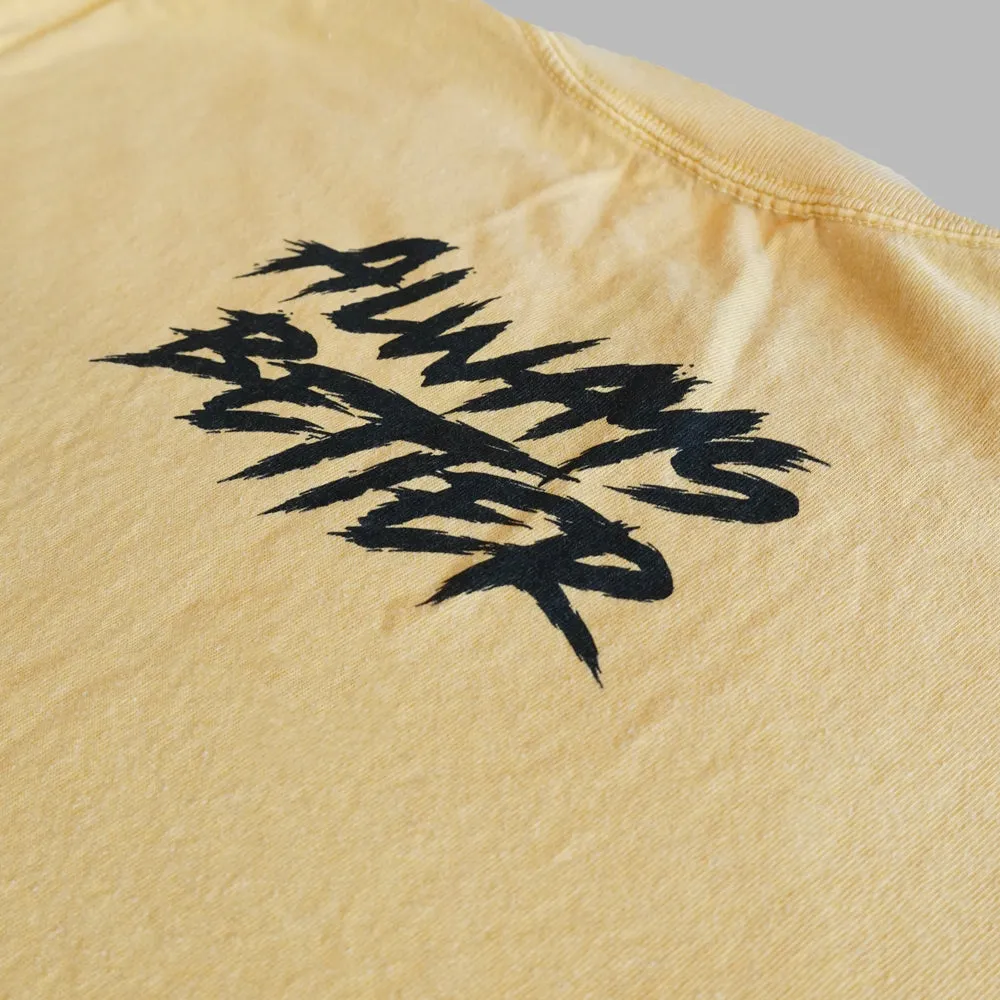 PARTY GORILLA T-SHIRT - MUSTARD