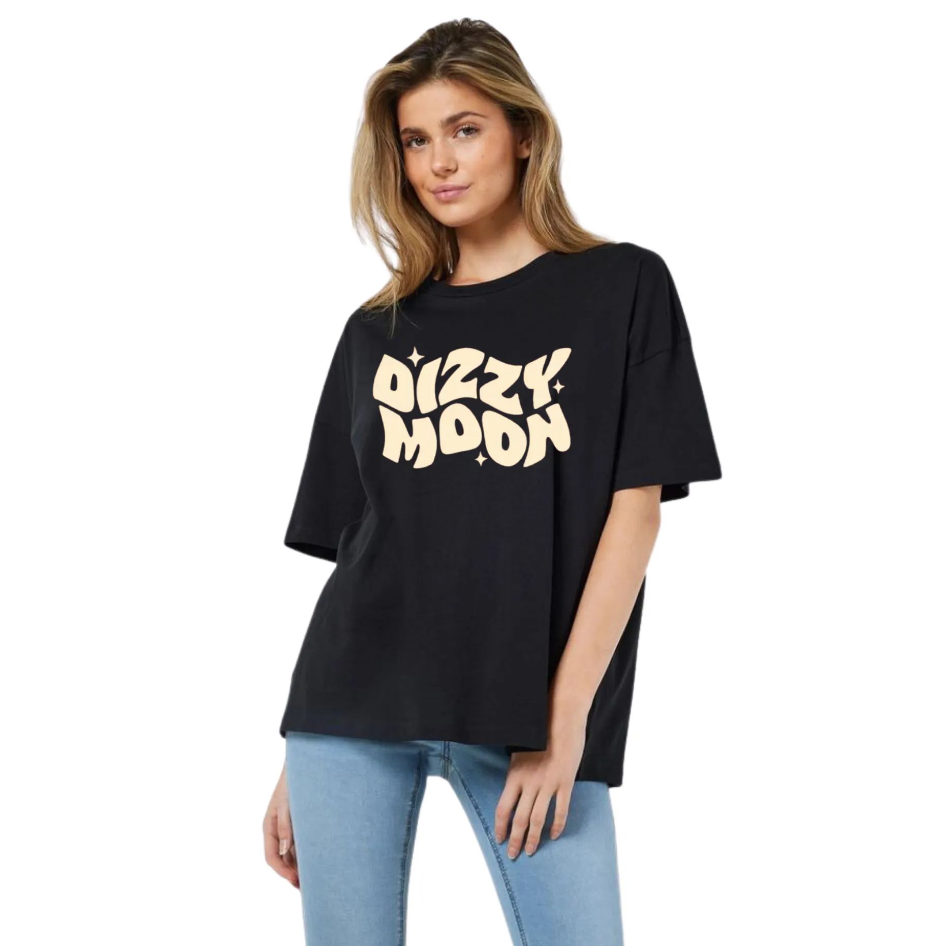 Peach Blossom Oversized Printed T-Shirt