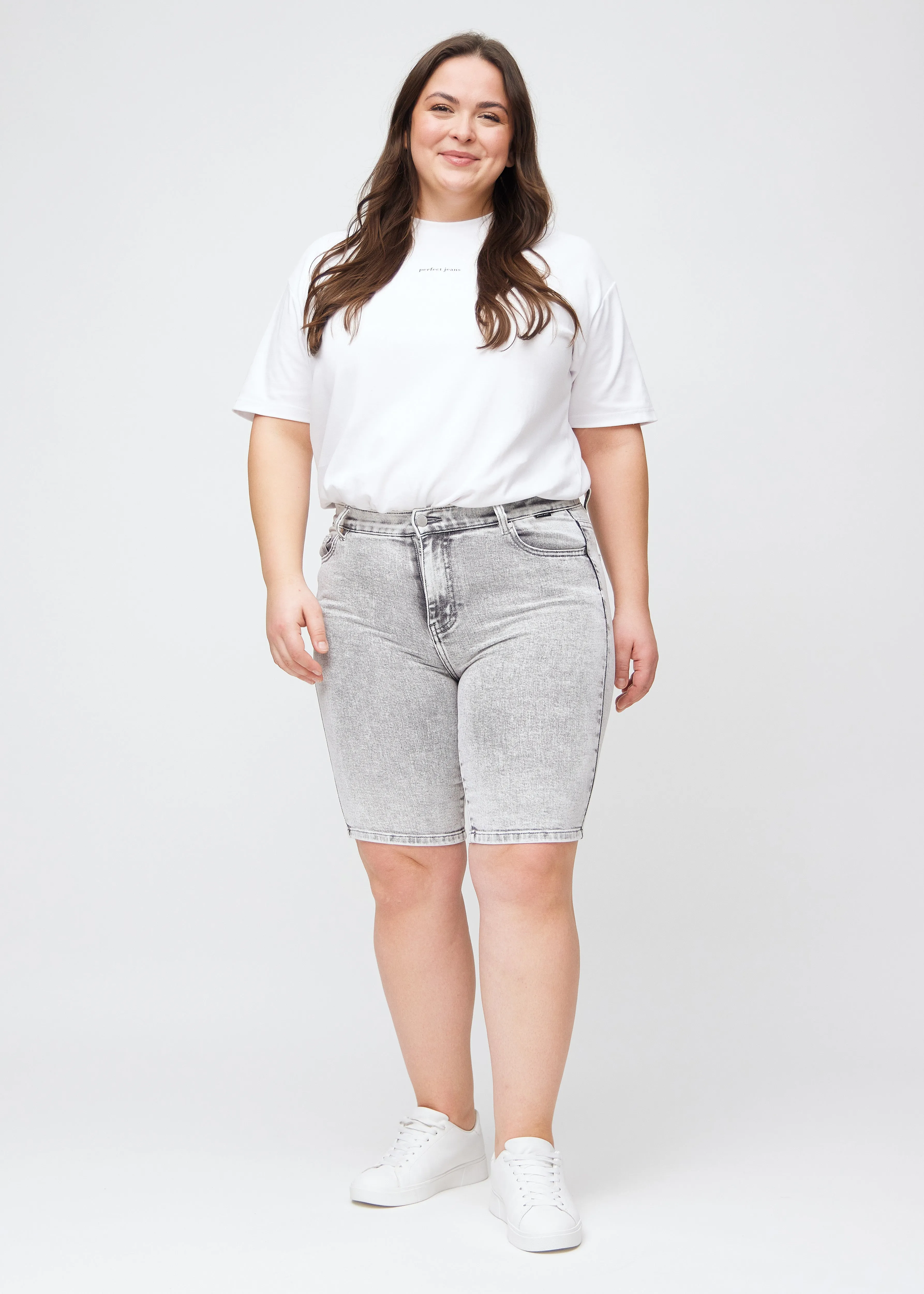 Perfect Shorts - Middle - Skinny - Ashes™
