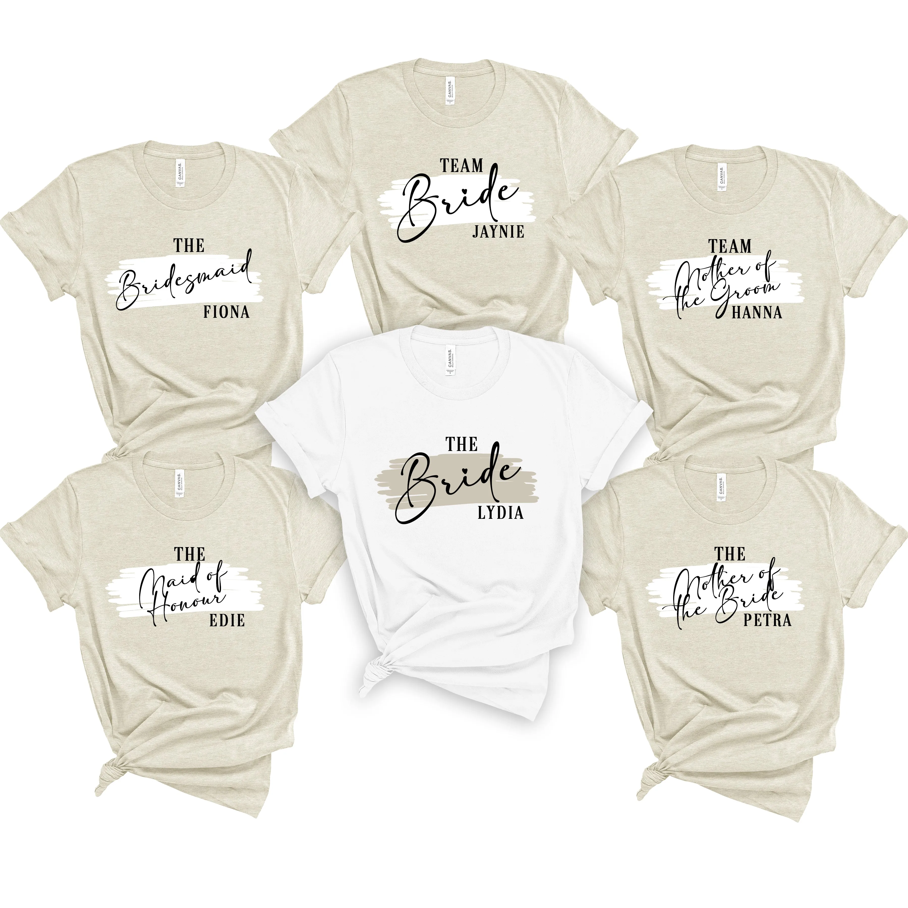 Personalised Girls Trip Hen Party Oversized TShirt - Bridesmaid, Maid of Honour, Mother of the Bride Tops