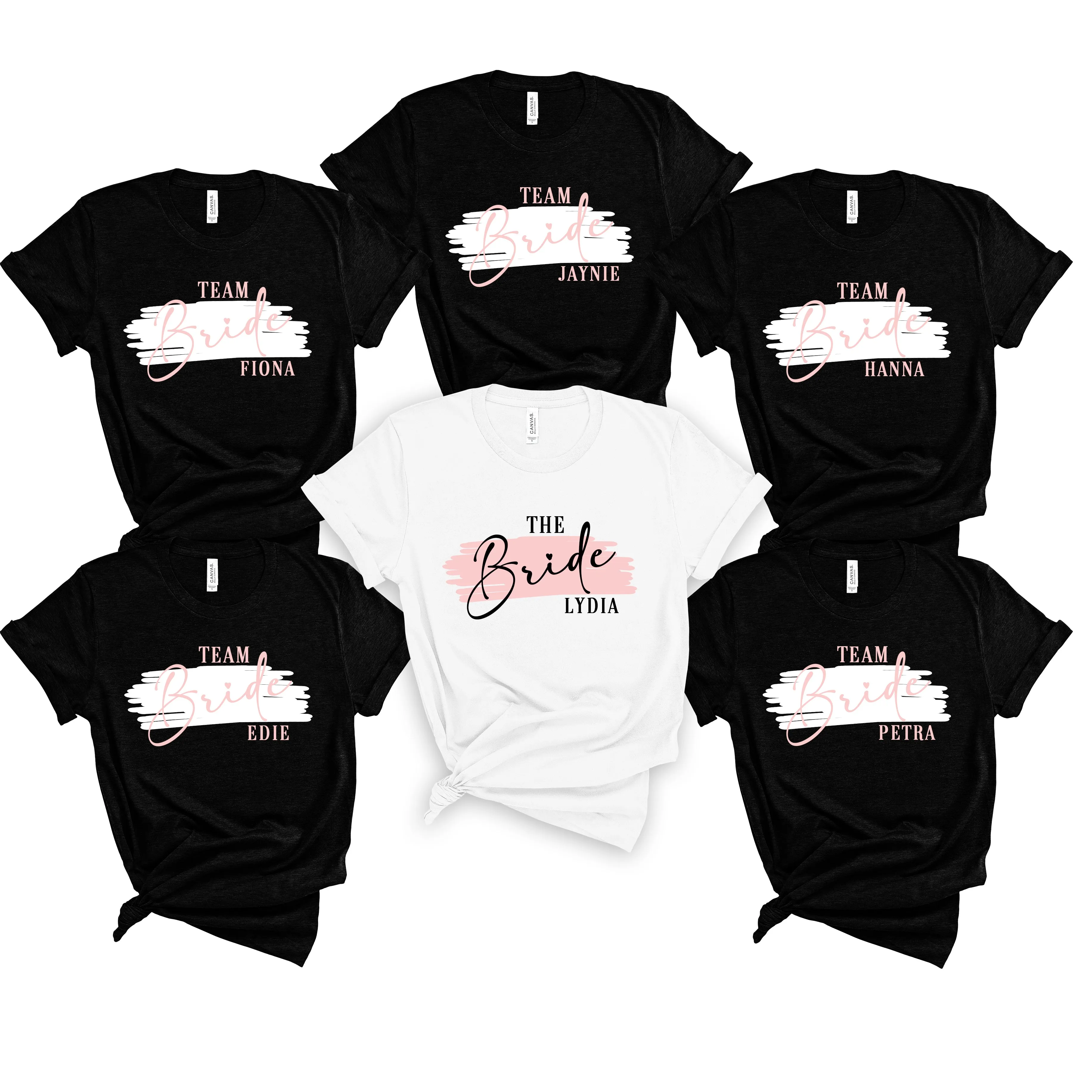 Personalised Girls Trip Hen Party Oversized TShirt - Bridesmaid, Maid of Honour, Mother of the Bride Tops