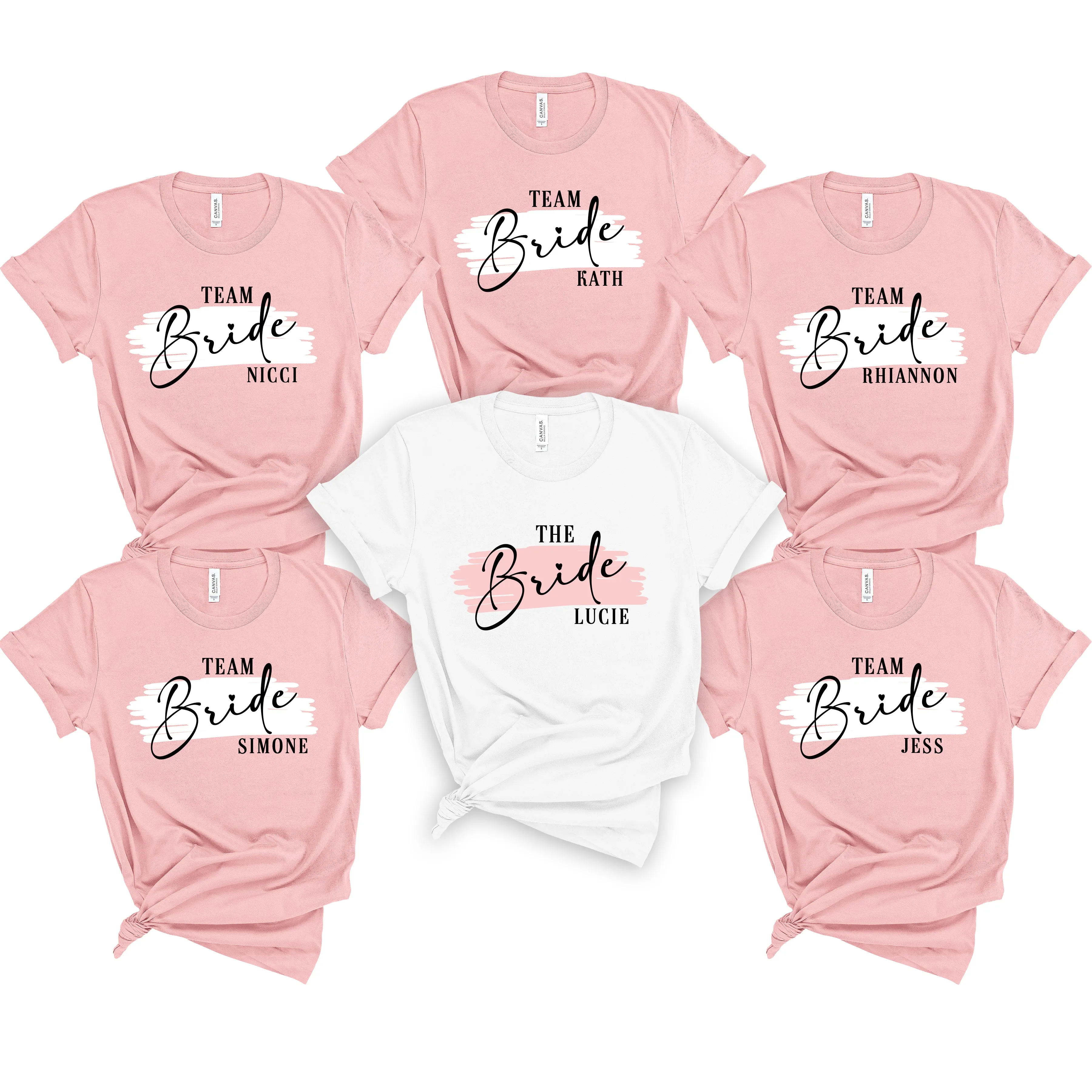 Personalised Girls Trip Hen Party Oversized TShirt - Bridesmaid, Maid of Honour, Mother of the Bride Tops