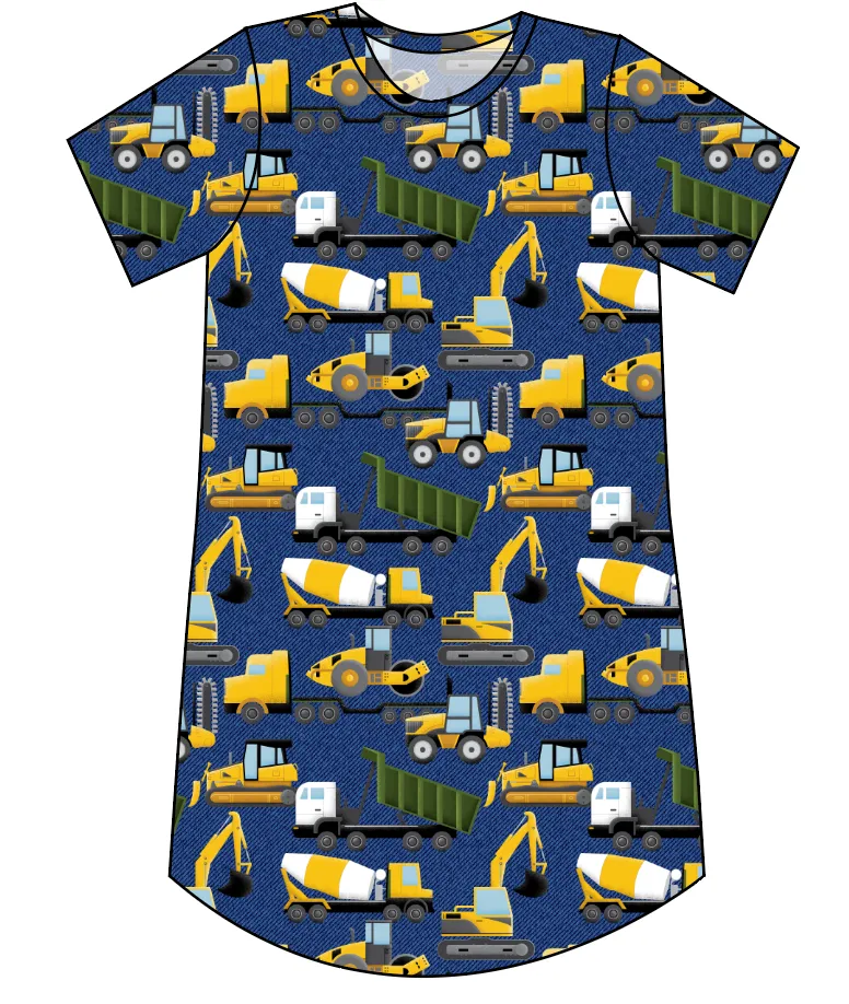 Playing With Dirt Ladies' T-Shirt Dress