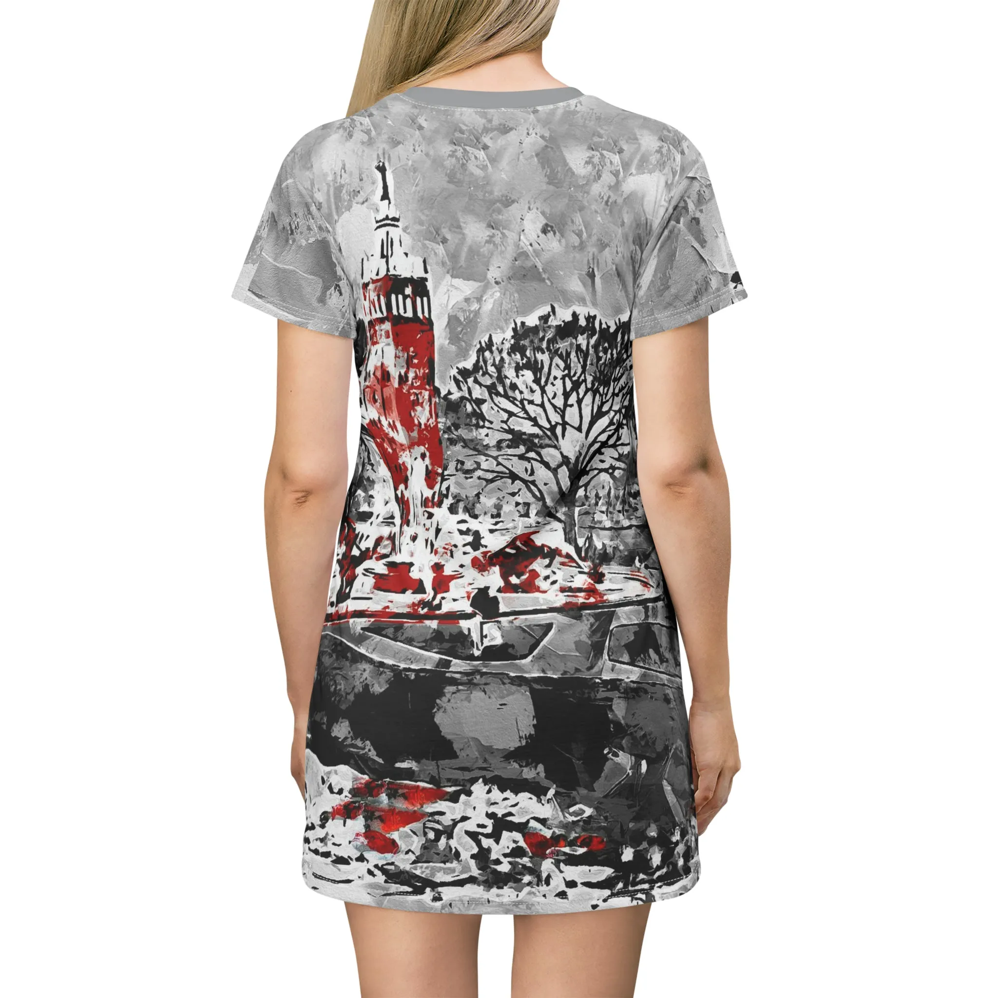 Plaza Walk - All Over Print T-Shirt Dress