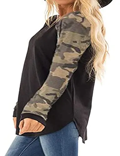 Plus Size Color Block Tops