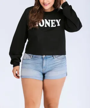 Plus Size Fashion Long Sleeve Sweater