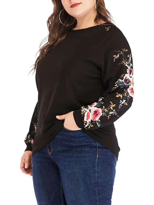 Plus Size Women's T-shirt Sweatshirt