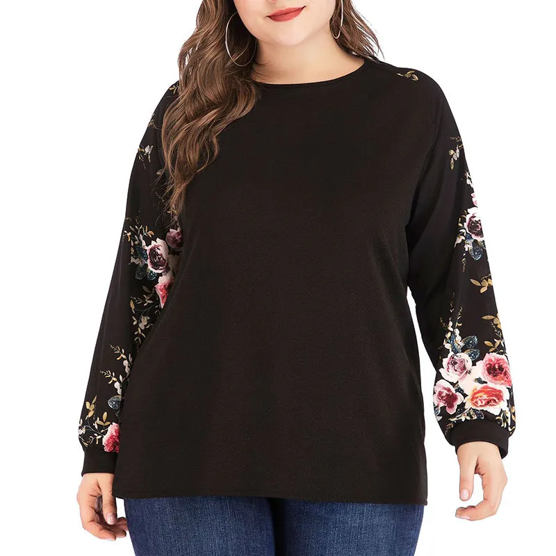 Plus Size Women's T-shirt Sweatshirt