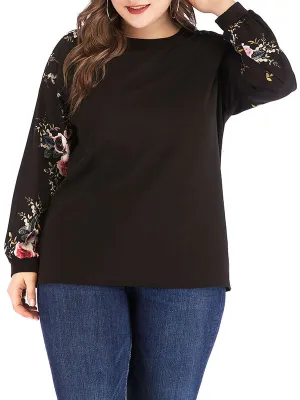 Plus Size Women's T-shirt Sweatshirt