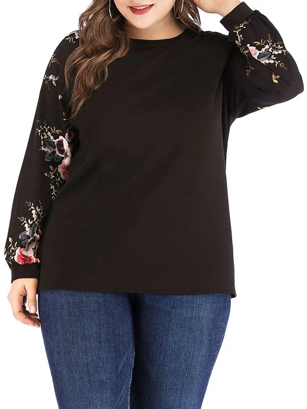 Plus Size Women's T-shirt Sweatshirt